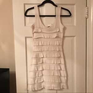 Ruffle bodycon dress